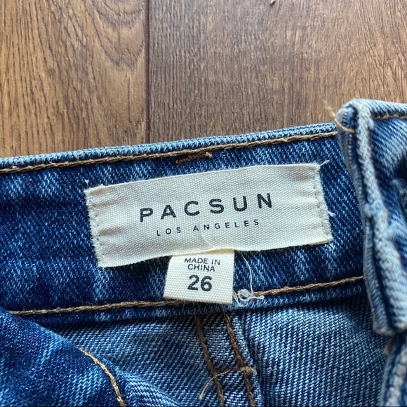 Pacsun vintage flower embroidered jean skirt - Picture 4 of 4